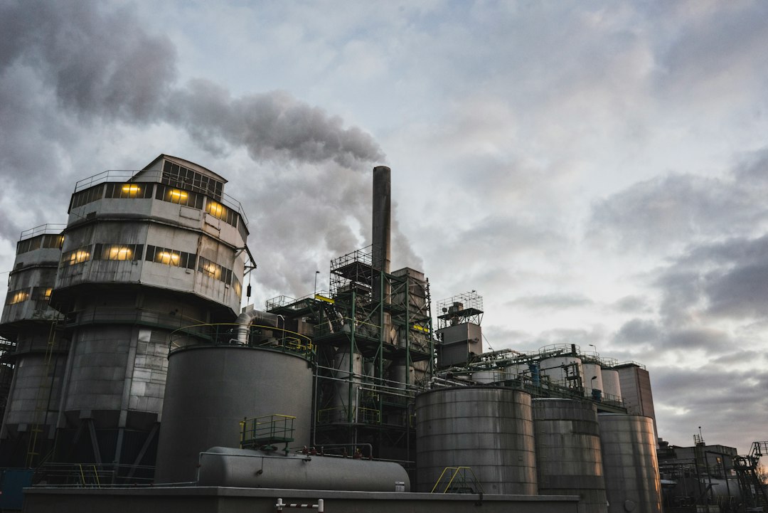 Industrial factory boiler plant